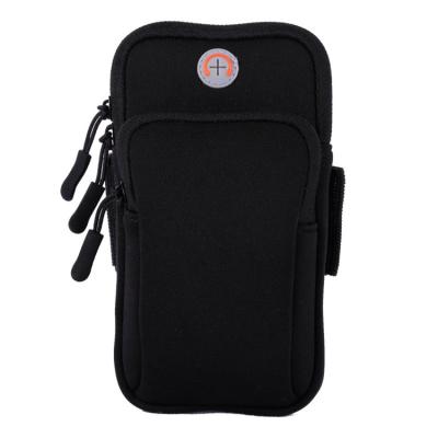 China Outdoor Sports Neoprene Waterproof Arm Bag Waterproof Mobile Phone Bag Arm Running For Men And Women for sale