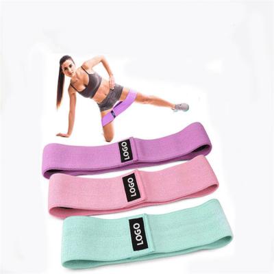 China For commercial & Beautiful Thick Home Gym Female Gym Resistance Band Home Use Exercise Stretch Cloth Ring Butt Leg Butt Ring Resistance Band Squat for sale