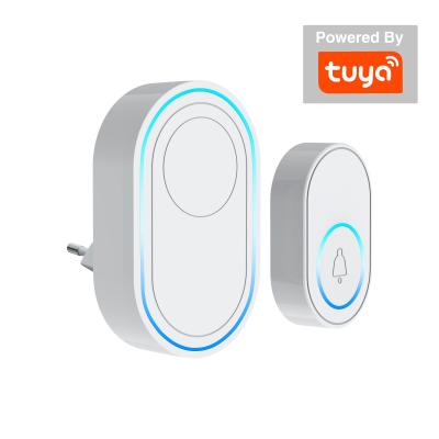 China TuYa Chipest Battery Smart Remote Control Tuya Smart Home Door Bell Home Security Life Wireless Doorbell HG-811 for sale