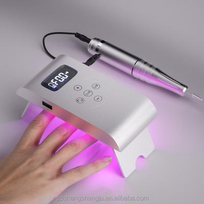 China Rechargeble Multifunction 2 In 1 LED Nail Polish Machine UV Gel Lamp Dryer for sale