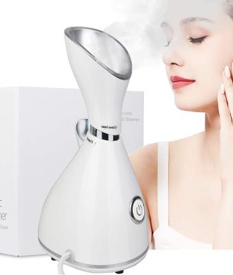 China Nano Warm Nano Ionic Hot Skin Moisture Moisturizer Face Moisturizer Household Facial Mist Steamer for sale