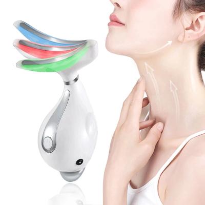 China Micro Current Wrinkle Remover Face Massager Neck Light Device For Anti Lift Wrinkle Massage Wrinkle Removal Equipment for sale