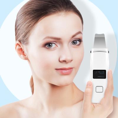 China 2021 New Trends Black Head DEEP CLEANING Removal USB Home Use Ultrasonic Beauty Machine Face Skin Care Facial Scrubber for sale