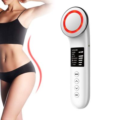 China Mobile Blood Vessel Removal EMS Led Facial Massager Hot Cold Body Slimming Muscle Stimulating Weight Loss RF Beauty Instrument for sale