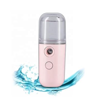 China Professional Moisturizer Spa Rose Nano For Trimming Machine Hair Hydration Face 2020 New Mini Mist Facial Steamer For Travel for sale