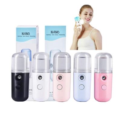 China La cara agua de vaporizador mini moisturizing cream liquido portatil spa deep cleansing facial steamer for sale