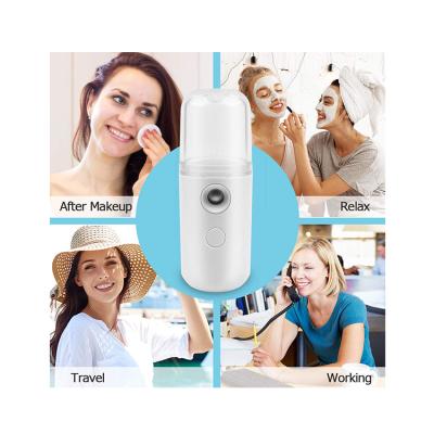 China Moisturizer OEM Price 30ml Electric Portable Alcohol Mini Mini USB Rechargeable Nano Mist Humidifiers Wireless Refilling Nano Sprayer for sale