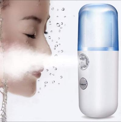 China Portable Hydrating Mister Nano Handy Beauty Face Steamer Moisturizer Usb Jet Face Steamer Ionic Facial Sprayer for sale