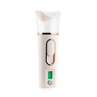 China Portable Moisturizer Nano Disinfection Sanitizing Electric Cylindrical Facial Steamer Mist Deep Cleansing Face Sprayer for sale