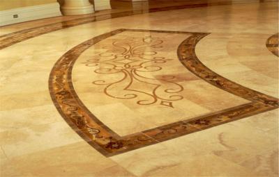 China Custom Indoor Outdoor Polished Marble Floor Tile for walling paving hotel floor for sale