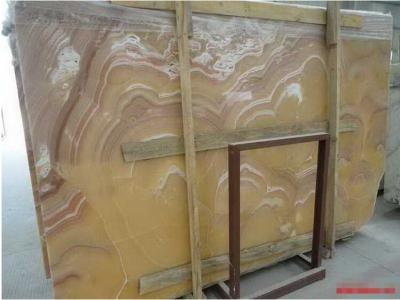 China Orange Onyx Marble Onyx Stone Slabs , onyx stone countertops / work top for sale