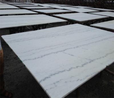 China Guangxi white Marble paving slabs , 12