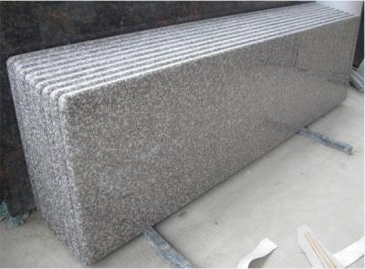 China Customized G664 Misty Bainbrook Brown Granite Stair Treads / granite paving slabs for sale