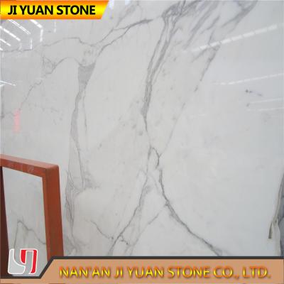 China Italian Calacatta Floor Marble Stone Slab Countertop Vanity Top Kitchen Bathroom for sale