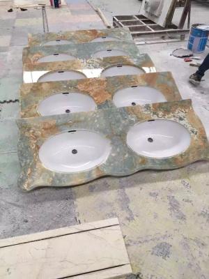 China 2.7g/Cm3 Onyx Stone Slabs Onyx Vanity Tops Commercial And Residential Construction for sale