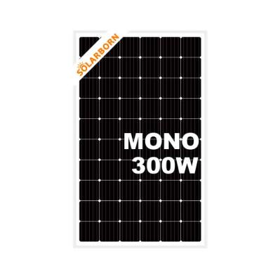 China 300w Monocrystalline Solar Panel Price Factory Solar Panel 1640x992x35mm for sale