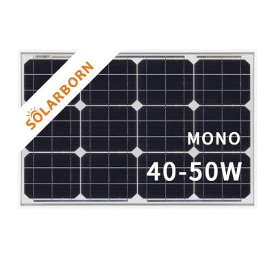 China 40w solar power system mini solar power solar panel roof direct mono monocrystalline monocrystalline panel for sale