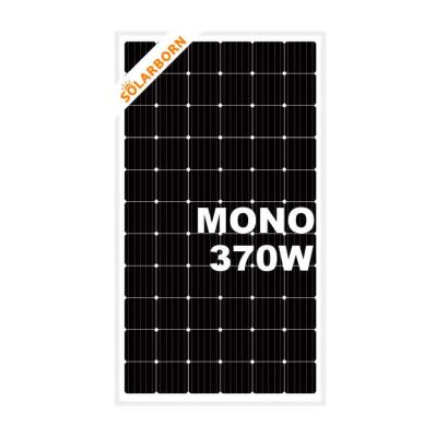 China 370w mono_solar_panel large panel A grade solar cell mono_solar_panel solar panel mono solar panel price kit 1956x992x40MM for sale