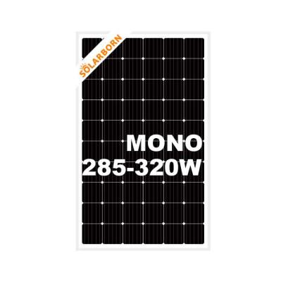 China 320w Big Mono Panel A Grade Directly Manufactured Good Price Solar Cell Price 1640x992x35MM for sale