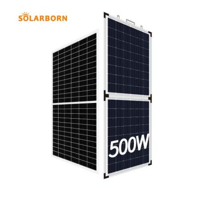 China Solar panel 500w 1000w solar power system Solarborn panel home costo de paneles de solares de precio cells portable solar power prices for sale