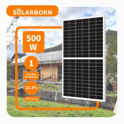 China Solarborn solar power system china paneles solares panel manufacturer 350 watt power cells price 200w 300W 400W 500W 1000w home solar panels for sale