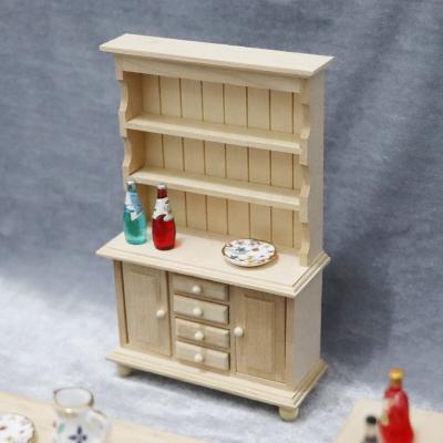 China China factory kids crafts furniture mini handmade wooden photography props wooden gift bookcase for sale