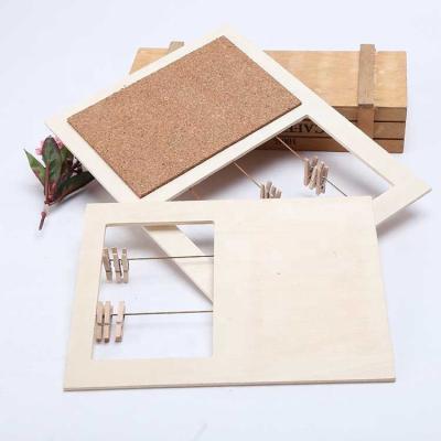 China China Factory Gift Cheap Wooden Message Board DIY Ornaments Handmade Wood Crafts for sale