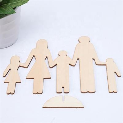 China China new product wooden decoration eco-friendly creative kids diy wooden crafts for sale