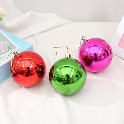 China Colorful Christmast Ornament High Quality 3cm/4cm/5cm/6cm/8cm/10cm Personalized Christmas Balls Christmas Tree Hanging Ornament for sale