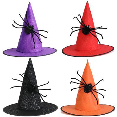 China Halloween Party Hot Sale Halloween Spiders Prop Halloween Party Decoration Witch Hats for sale