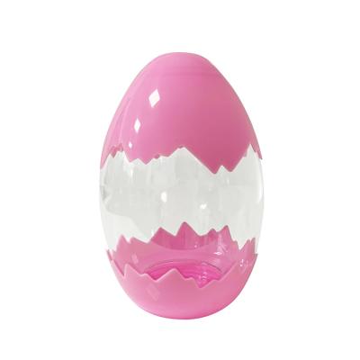 China Multifuction Reusable Plastic Cavity Clear Easter Eggs For Party Decoration Event And Party Supplies for sale