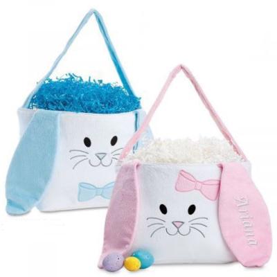 China 2021 Daily Easter Basket Easter Decor Festival/Candy Decoration And Gifts Bunny Ear Bag High Quality Bucket for sale