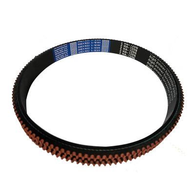 China Agricultural raw edge v belt supplier v tooth belt toothed tooth drives belts for agricultural machine zu verkaufen