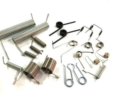 China Spiral; Reel ; Cylinder; Conical; Small Metal 304 Stainless Steel Torsion Wave Spring Clip for sale