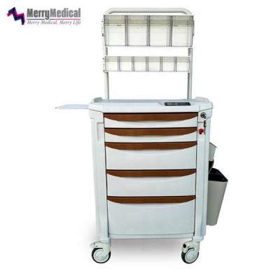 China Modern Hospital ABS Anesthesia Carts Light Weight Luxury Medical Carts Wholesale for sale