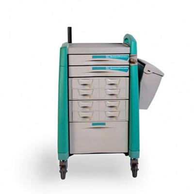 China Traditional Hospital Trolley Computer Dressing Medical Nursing Cart for sale