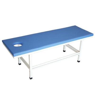 China Durable Powder Coating Examination Table For Clinic Hospital Examination Couch With Face Hole for sale