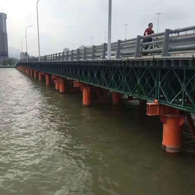 China Steel Structure Loading Bailey High Bridge Truss Temporary Suspension Bridges for sale