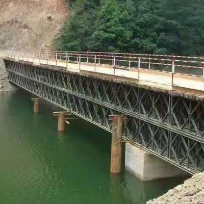 China Hot Selling Steel Structure Bridge Advantages Of Different Bridges And Bailey Bridge Trusses / Durable Types Of Steel Super Bailey Trusses for sale