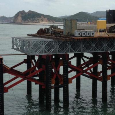 China Super Bailey Trusses / Heavy Steel Construction Bailey Compact 200 Steel Structure Bridge Types for sale