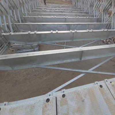 China Steel Structure Bridge Customized Prefabricated Compact Bridge Accessories Double Lane Transom For Bailey Bridge for sale