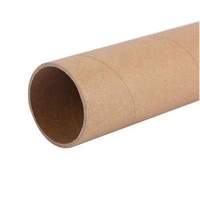 China Recycled Materials Factory Direct Selling Large Brown Coil Paper Tube Is Thick And Durable for sale