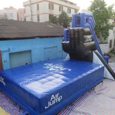 China Outdoor Entertainment inflatable stunt air bag inflatable jumping pillow for snowboard and ski for sale