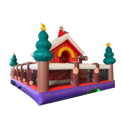 China Outdoor Entertainment best attractive inflatable christmas bounce house for sale