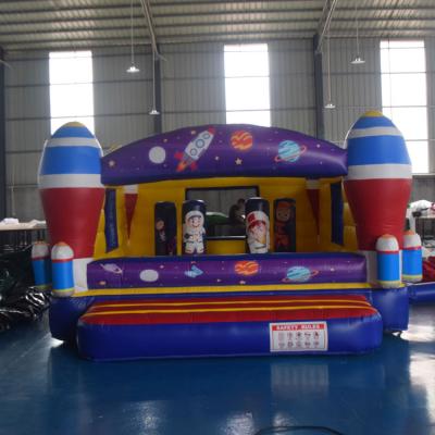 China Outdoor Entertainment outdoor inflatable rocket bounce house for sale