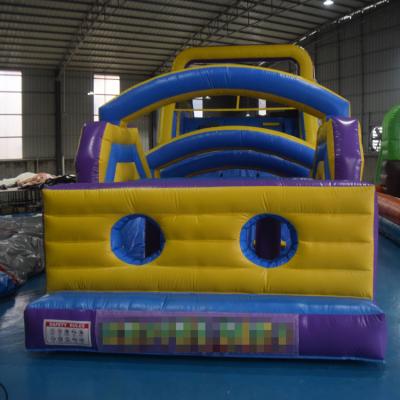 China Outdoor Entertainment cheap small inflatable obstacle course for sale