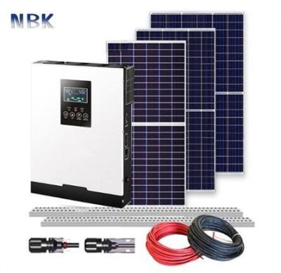 China Hot Selling Mppt Inverter 220v 48v 5kw Hybrid Solar Charger 5kva On Grid Tie Off Hybrid Solar Inverter for sale