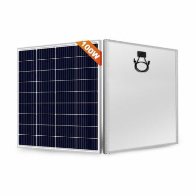 China RV Customized 100W Solar Panel Photovoltaic Outdoor Solar Panel Kit for sale