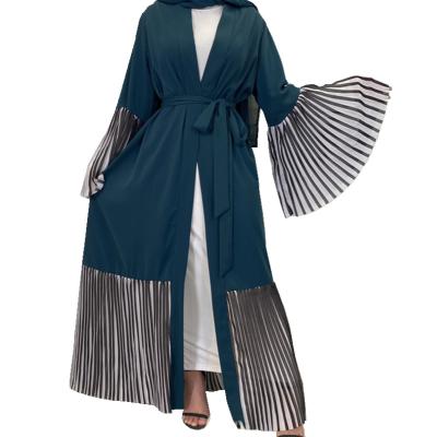 China Nida Latest Kimono Islamic Abaya Dubai With Fan-shape Long Sleeve Maxi Clothing Borka Summer Muslim Dress For Women for sale