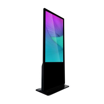 China SDK Source Network LCD Indoor Floor Stand Open Kiosks 50 55 Inch Digital Signage Indoor Advertising Display for sale